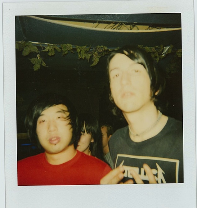 Jesse Keeler of Death From Above 1979/MSTRKRFT (right), with friend Dennis Chow. Photo: Mike Wallace.