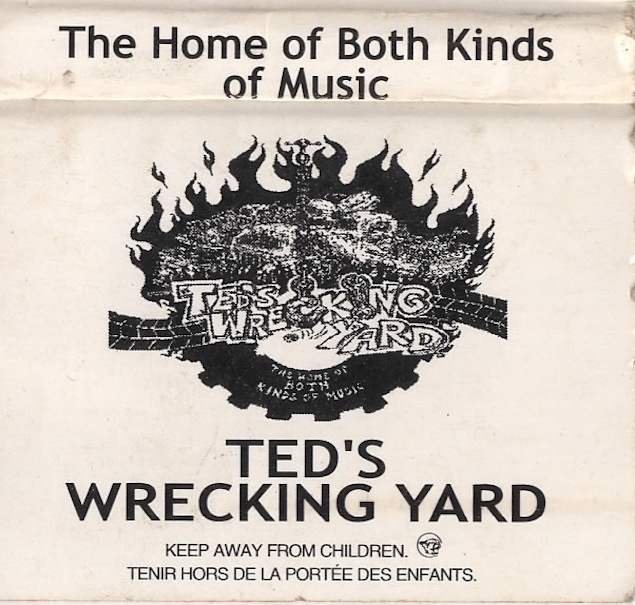 Ted's Wrecking Yard matchbook cover. Courtesy of Ted Footman.
